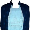 REGULAR FIT BLUE JACKET KURTI