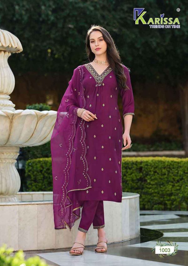 Purple Fancy Kurta Set