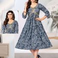 Heavy Chanderi Modal Aliya Cut Kurti