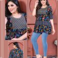 Women’s Rayon Printed Short Kurta