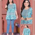 Women’s Rayon Printed Short Kurta