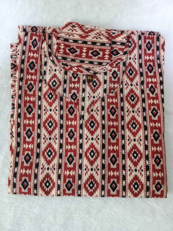 Women's Printed Cotton Kurti Top