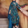 Heavy Modal Printed Kediya Neck Style Kurti Set