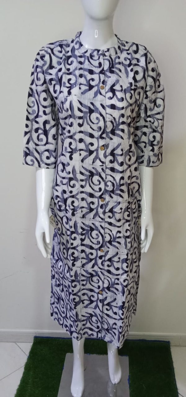 Batik Printed Cotton Kurta