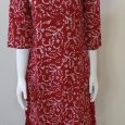 Red Batik Printed Cotton Kurta