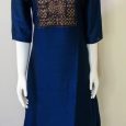 Royal Blue Yoke Design Kurta