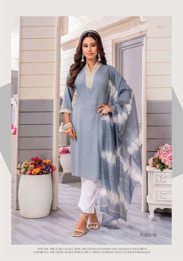 Soft Rayon Fabric Kurta Set (3 Pcs)