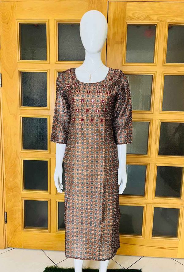 Ryon Mirror Worked Kurta