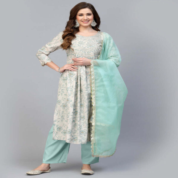 Rayon Nyra Cut Kurta Set